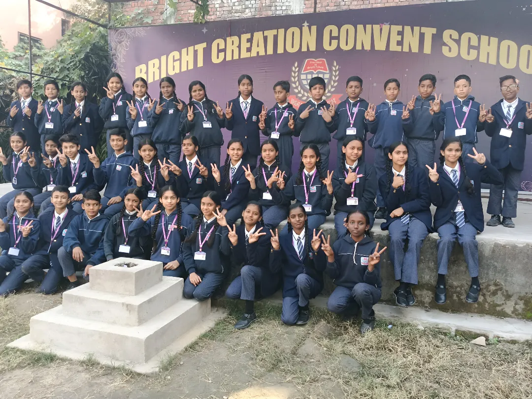 Children Playing and Smiling at Bright Creation Convent School